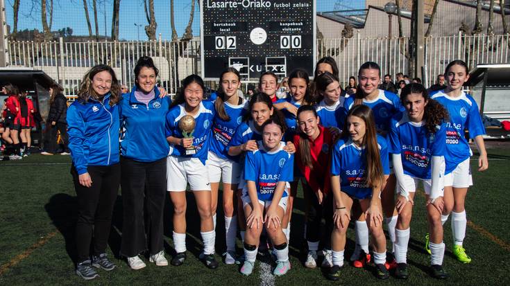 Sansek irabazi du Kadete Nesken Txapelketa