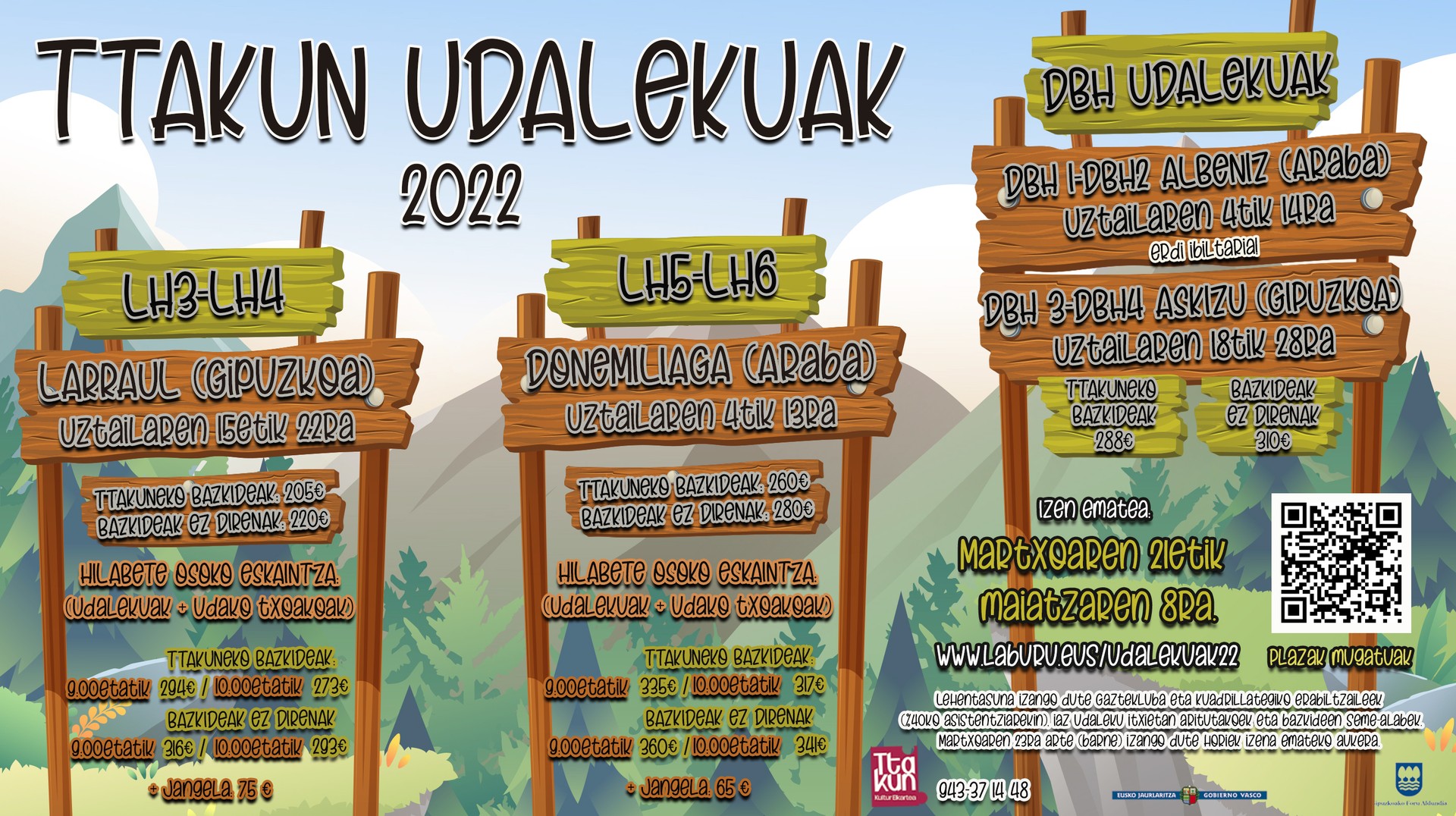 Badatoz Ttakunen udalekuak!