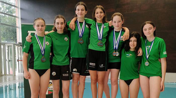 Lasarte-Oriako igerilariak Gipuzkoako Open zein Udako Sarietako podiumetara igo ziren