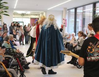 Atsobakarreko egoiliarrak izan dira Errege Magoek bisitatu dituzten lehen lasarteoriatarrak