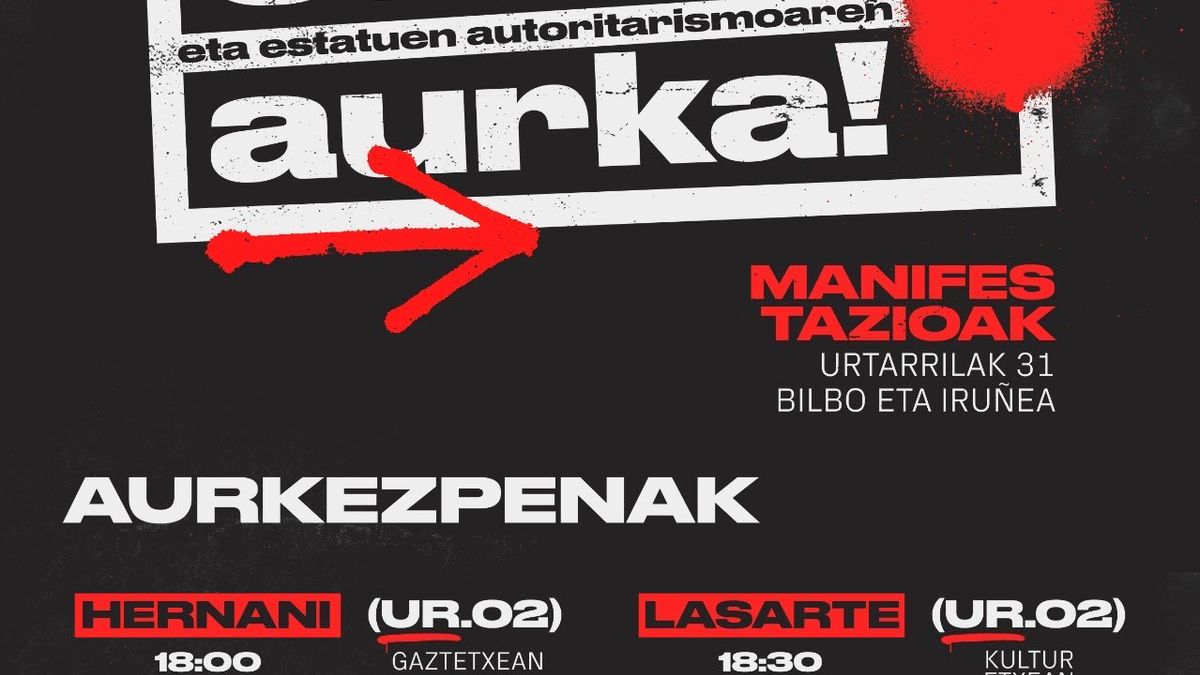 Bilboko eta Iruñeko manifestazioak aurkeztuko dituzte Buruntzaldean