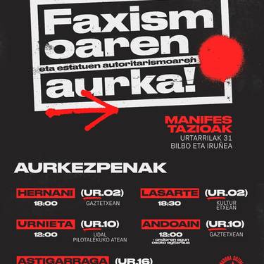 Manifestazioak aurkezteko bilera