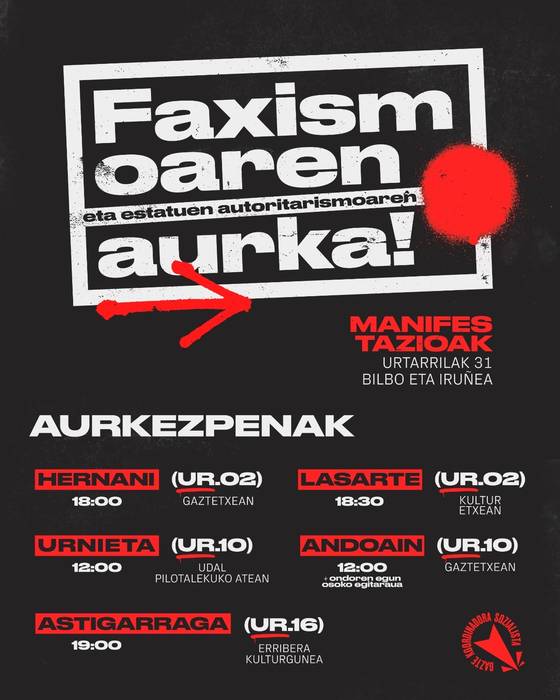 Manifestazioak aurkezteko bilera