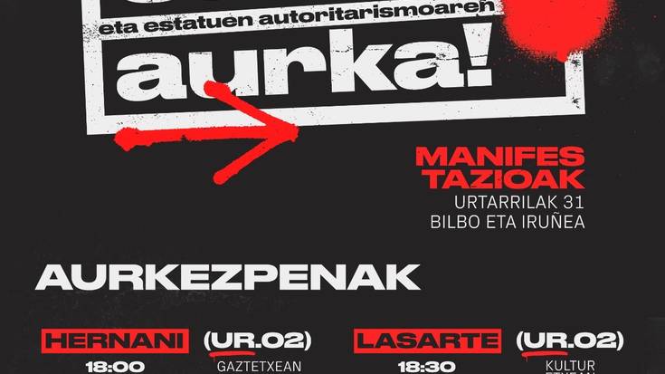 Bilboko eta Iruñeko manifestazioak aurkeztuko dituzte Buruntzaldean