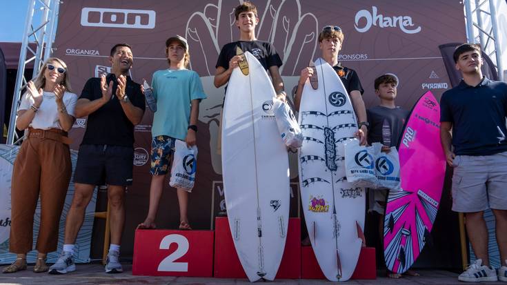 Hodei Murgiondo herritarra, garaile surfeko Barrosa Skull Groms proban