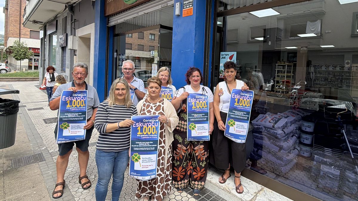 Eskuratu 1.000 euro kanpaina martxan jarriko dute merkatariek