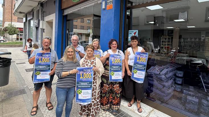 Eskuratu 1.000 euro kanpaina martxan jarriko dute merkatariek