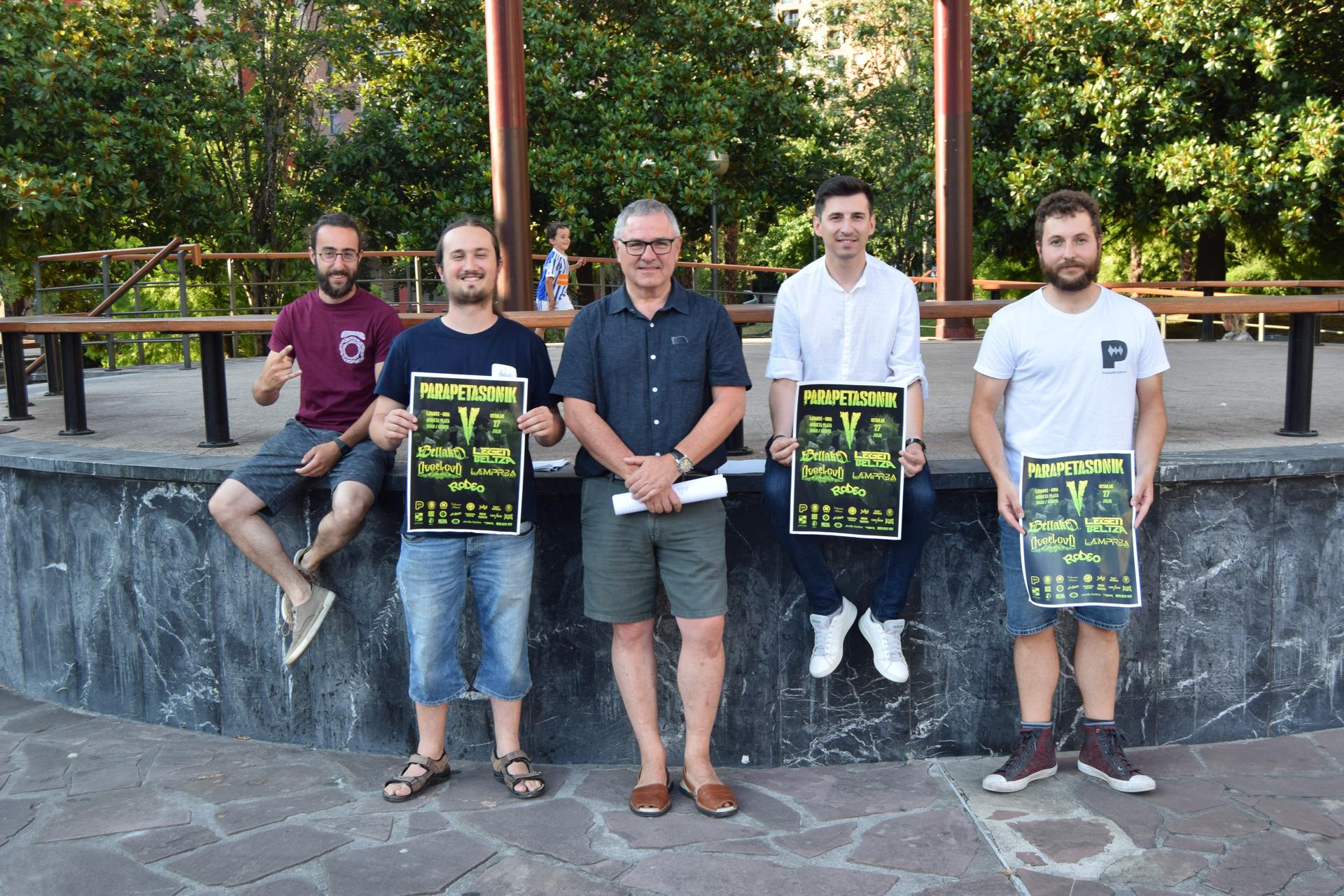 Parapetasonik V: rock eta metal eztanda uztailaren 27an