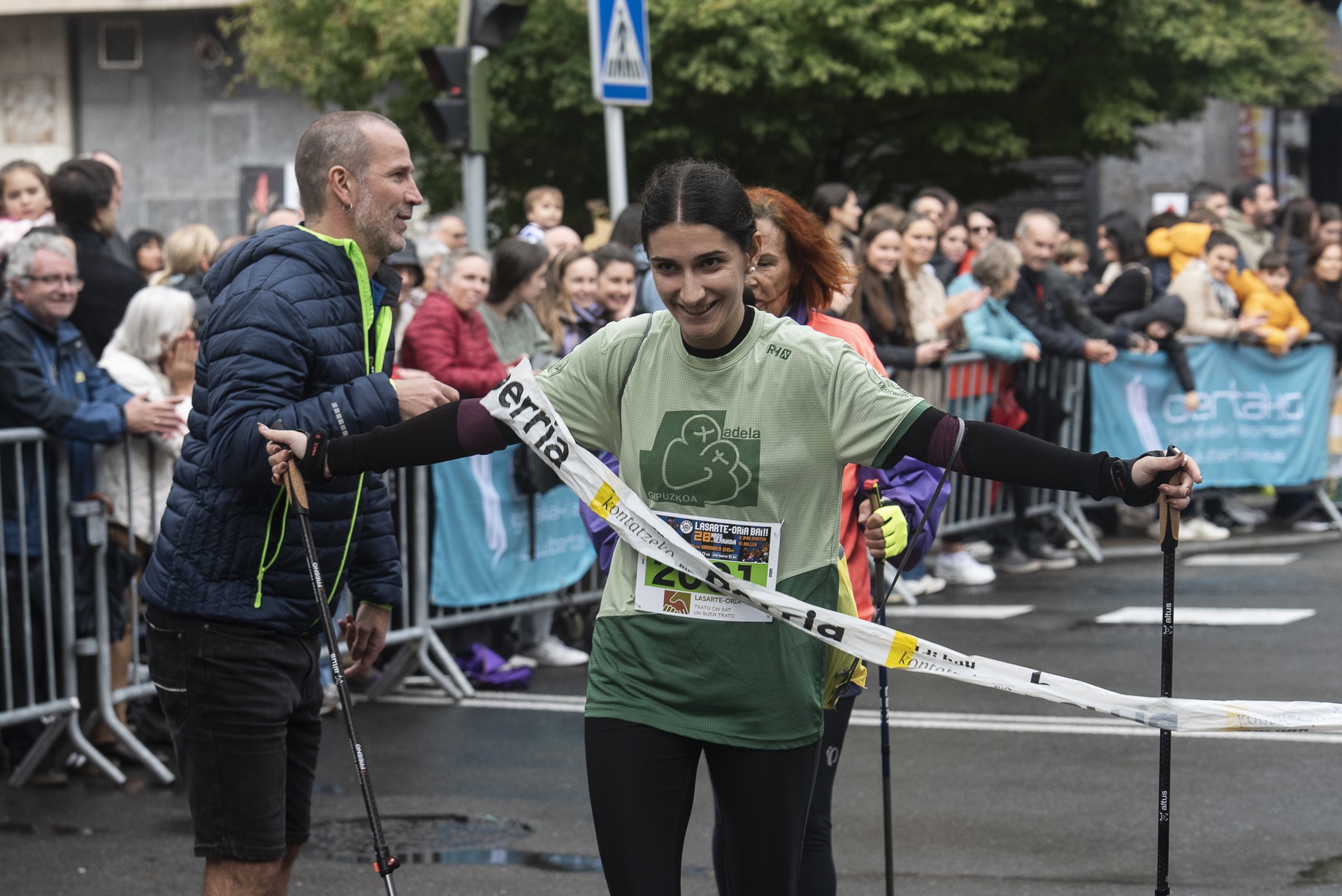 Ainhoa Heredero: "Nire lagun baten aitarengatik hasi ginen ELAren taldearekin parte hartzen lasterketa honetan eta beregatik egin dugu"