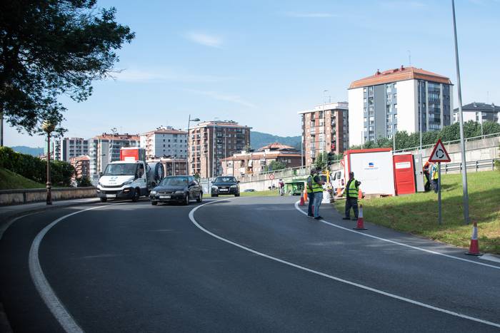 Goiegiko tuneleko hormigoia konpontzeko lanak hasi dira gaur