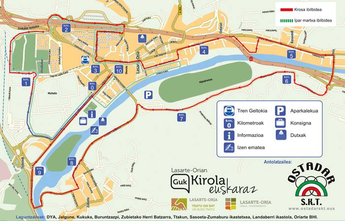 Lasarte-Oria Bai! Kroseko ibilbideak