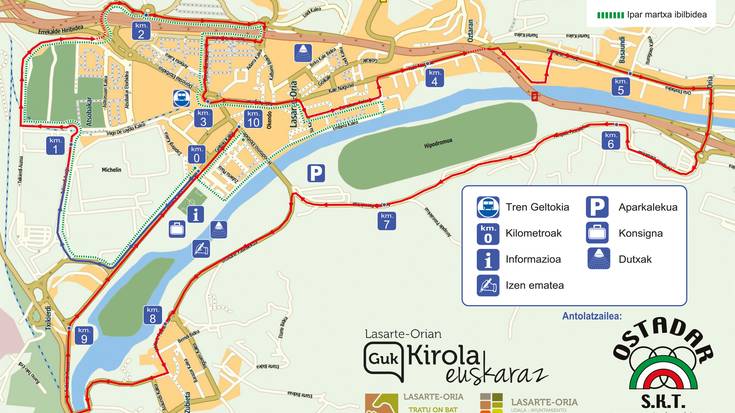 Lasarte-Oria Bai! Kroseko ibilbideak