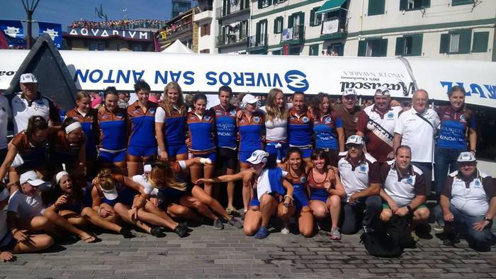 Intza Fernandez Kontxako Banderan aritu zen atzo; Getaria-Zarautz, 5. sailkapenean
