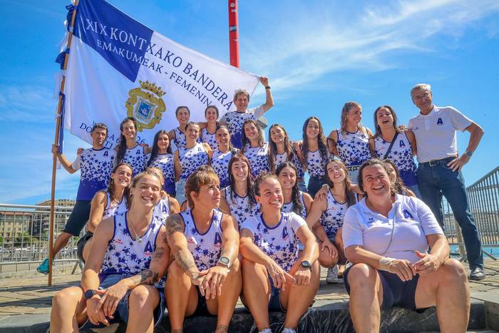 Donostia Arraun Lagunak-ek, bosgarren Kontxako bandera Lugañenera