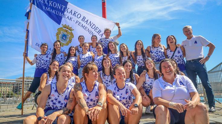 Donostia Arraun Lagunak-ek, bosgarren Kontxako bandera Lugañenera