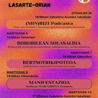 '(Min)bizi' podcastaren kapitulu baten emanaldia eta solasaldia