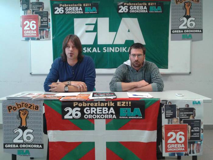 Irailaren 26an greba orokorra egiteko deia luzatu dute sindikatuek