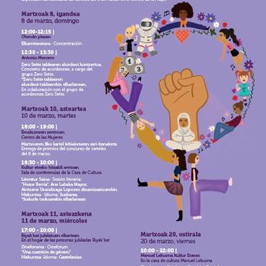 Martxoak 8: literatura saioa