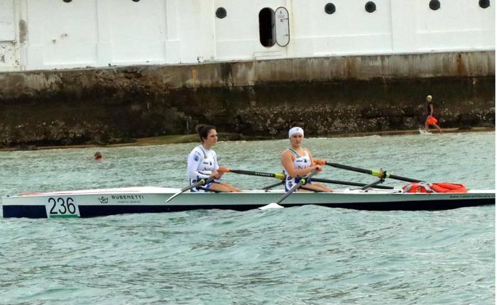 Enara Arrutik, hirugarren postua itsasoko arraun estropadan