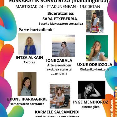 'Euskaratik sorkuntza' mahai ingurua