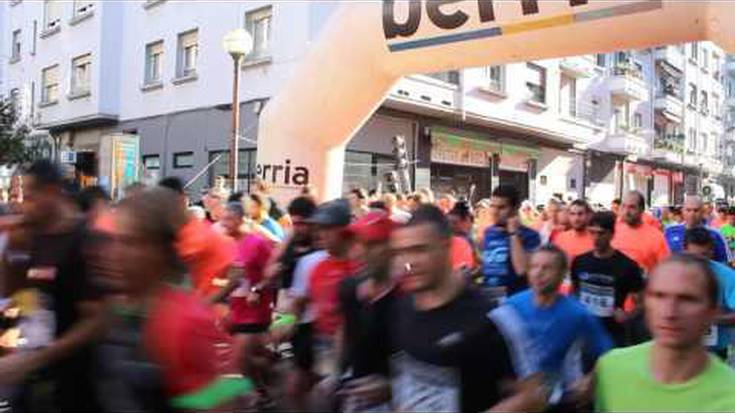 Lasarte-Oria Bai! kroseko irteeran 870 bat lasterkari batu dira gaur goizean