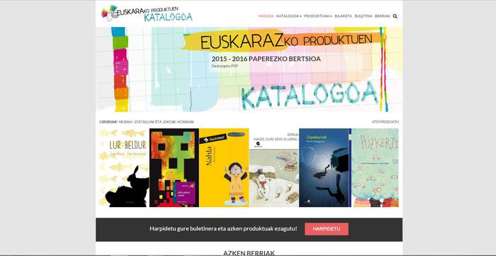 Eguberrietan oparitu euskarazko produktuak