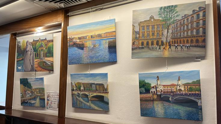 Olio pinturazko paisaiek dotoretu dute Jalgi