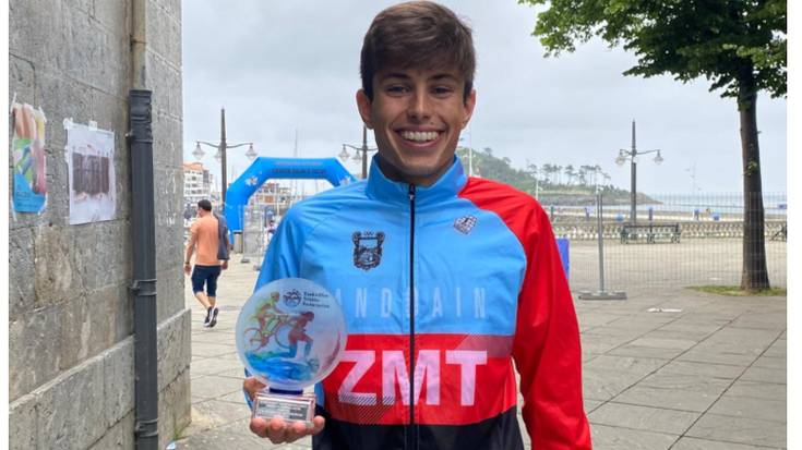 Aimar Sukunza, Euskadiko triatloi txapelketako podiumean