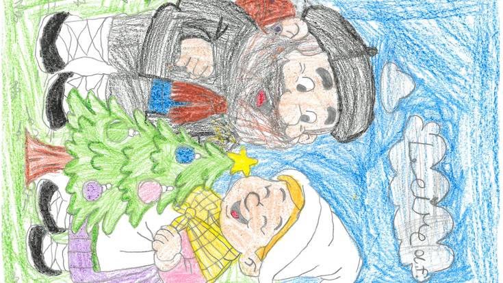 Sasoeta-Zumaburu ikastetxeko haurren marrazkiak: LH 2A