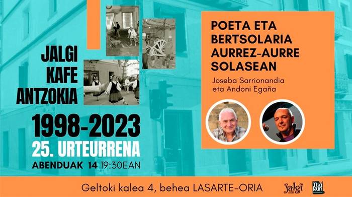 Solasaldi batekin ospatuko ditu 25 urteak Jalgi kafe antzokiak