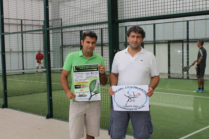 Astelehenean hasiko da Lasarte-Oriako I. Padel Txapelketa