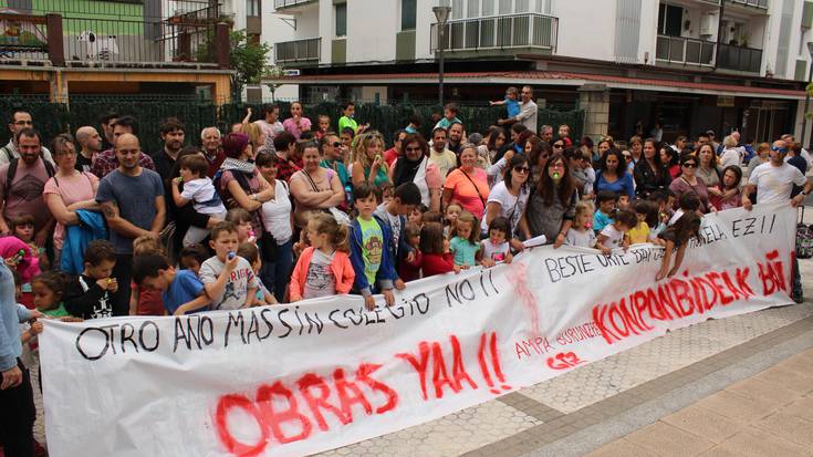 Burunzpe Guraso Elkartea: "Beste urtebete gehiago horrela ez!"