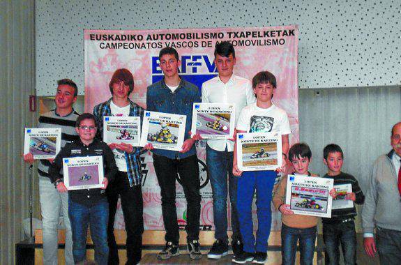 Aitor Manso karting pilotu herritarra saritu du Euskadiko Automobilismo Federazioak