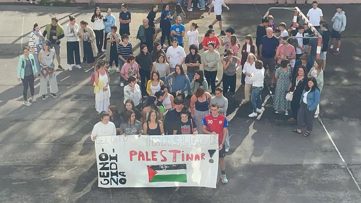 Palestinari elkartasuna adierazi diete Oriarteko ikasle eta irakasleek