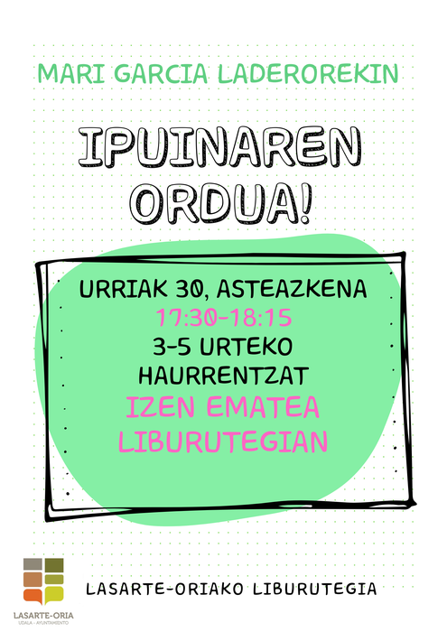 Ipuinaren ordua