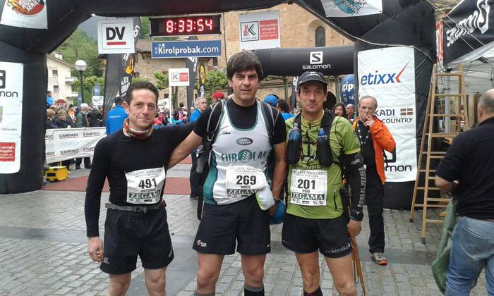 Herritarrak Iruñeko Iron Man erdian eta Zegama-Aizkorri mendi-maratoian