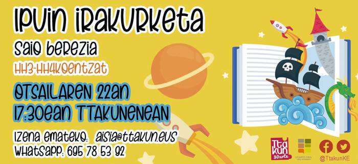 Ipuin irakurketa saioa