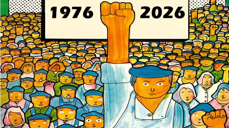 Ehun eguneko greban parte hartu zutenen asanblada