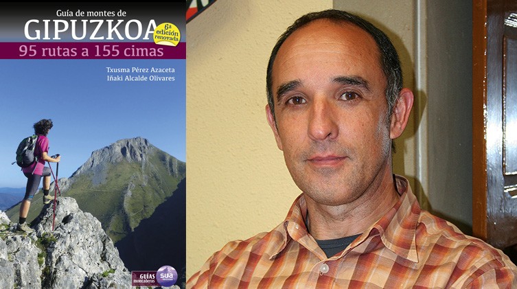 Gipuzkoako gailurren barrena ibiltzeko liburuaren edizio berritua aurkeztu du Txusma Perez Azacetak