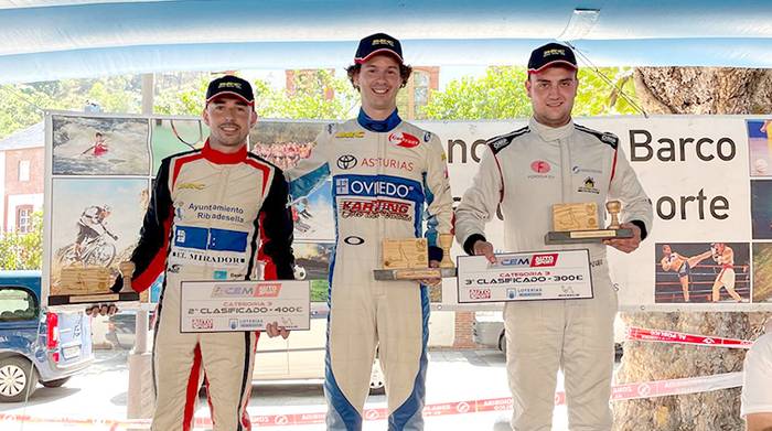 Aitor Manso Valdeorraseko igoerako podiumera igo da