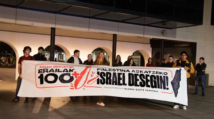 Azken orduetan Israelek burututako sarraskia gaitzetsi dute