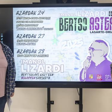 'Bertso Garbitzailea' ikuskizuna