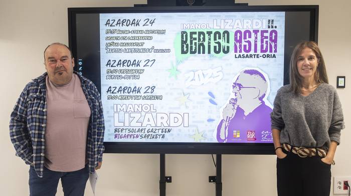 'Bertso Garbitzailea' ikuskizuna