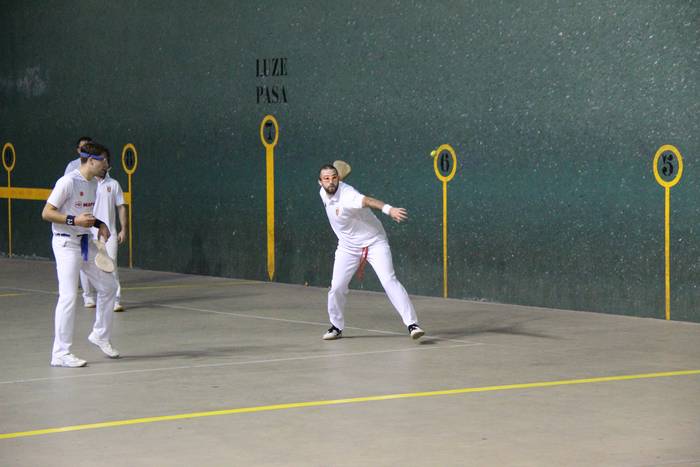 Intzako pilotariek, urte berria eta txapelketa berriak