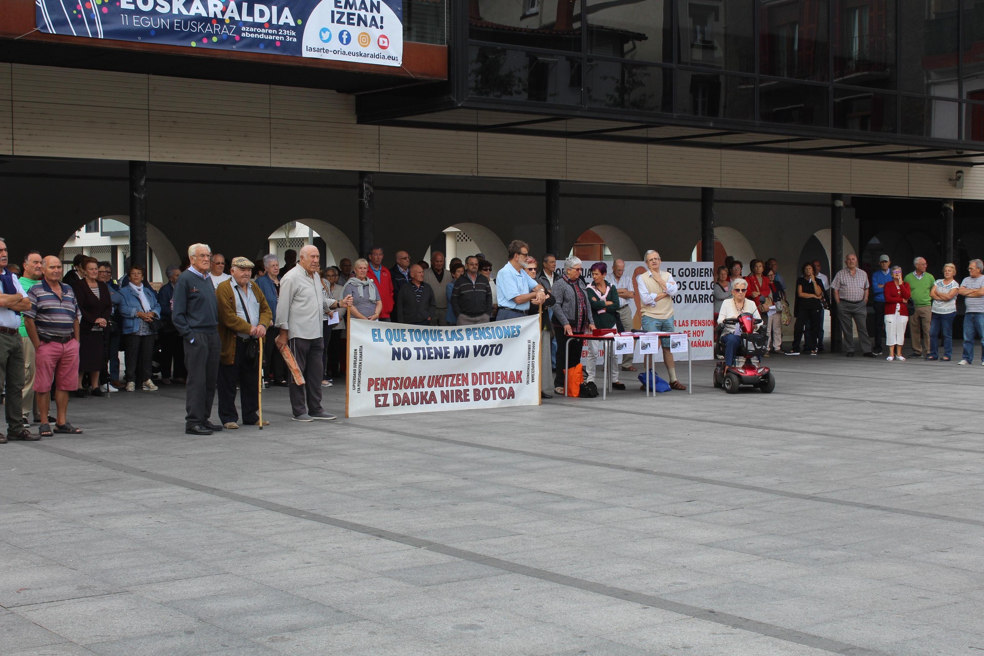 Pentsioen alde manifestazioa egingo dute Donostian