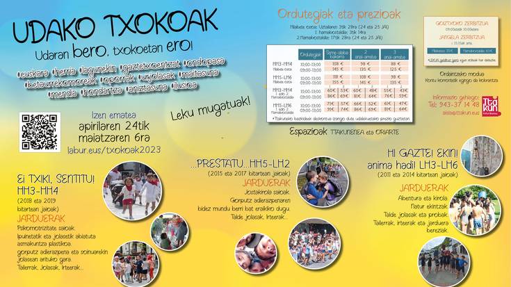 UDAKO TXOKOAK 2023