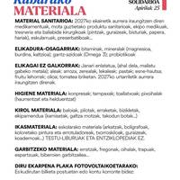 Oinarrizko material bilketa