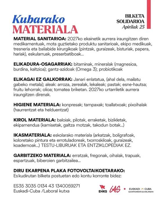 Oinarrizko material bilketa