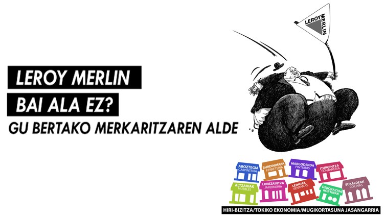 Leroy Merlin merkatalgunearen aurkako elkarretaratzea gaur, Okendon