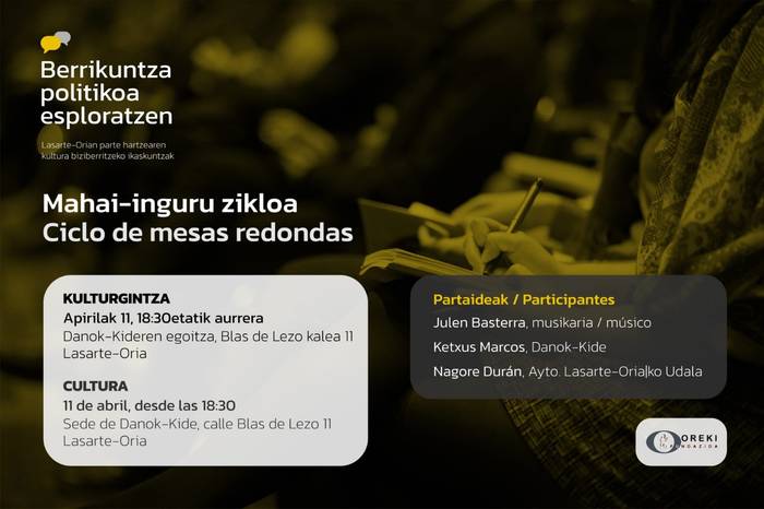 'Berrikuntza politikoa esploratzen' zikloko bigarren hitzaldia